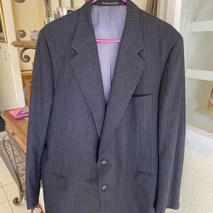 Charcoal Pin Striped Suit
